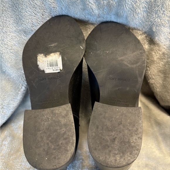 Tony Bianco Fraya Black Leather Ankle Boots - Picture 11 of 12